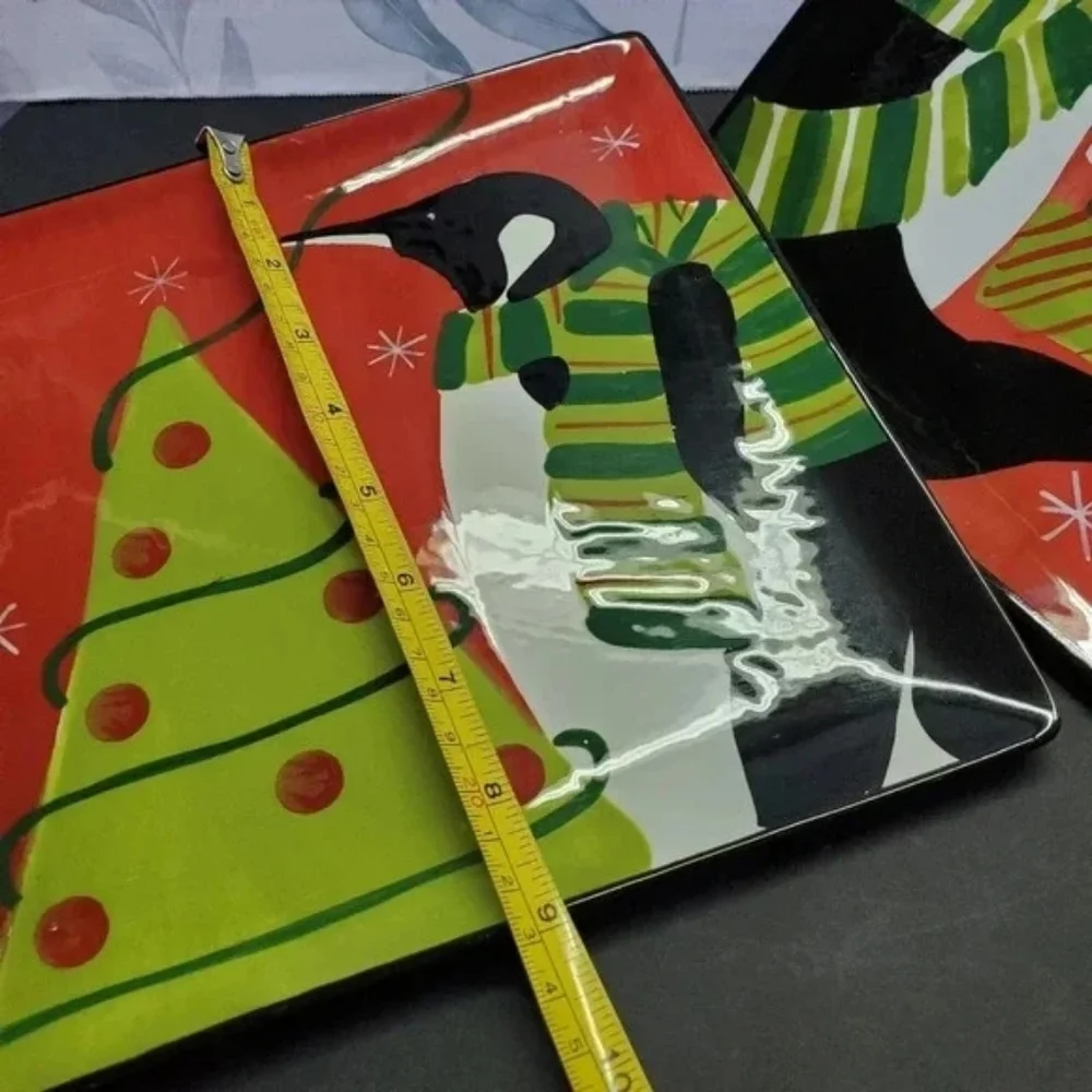 Certified International Cool Penguins Holiday Plates - Picture 6 of 8